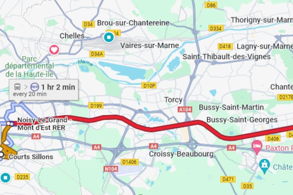 Charme & Confort T2 Lumineux Entre Paris And Disney Villiers-sur-Marne Luaran gambar